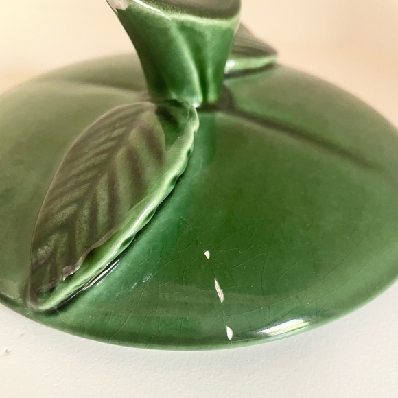 Vintage Esmond USA Green Apple Cookie Jar - Picture 6 of 10